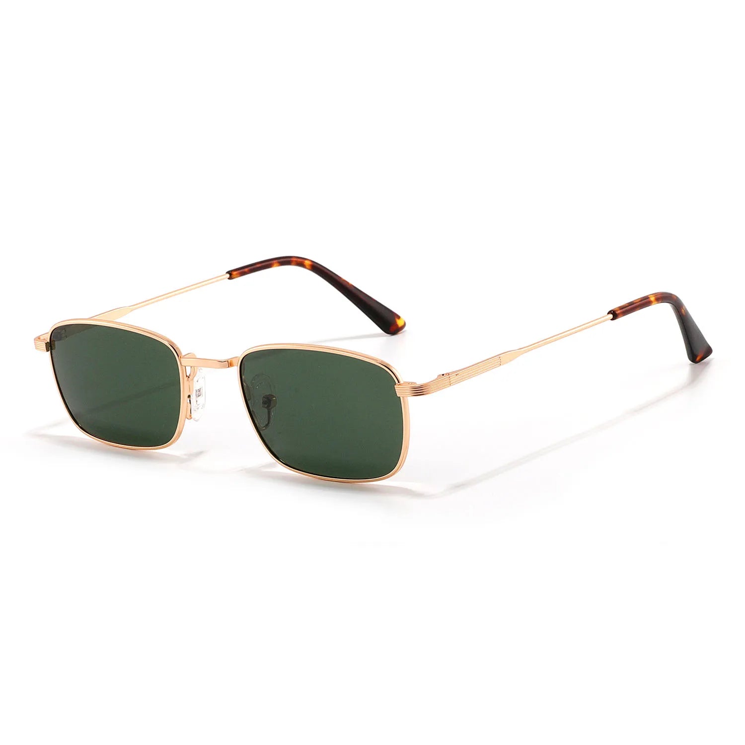 GLT8944 Fashion Eyewear OEM UV400 Polarized Sun Glasses Wholesale Rectangle Metal Sunglasses for Men