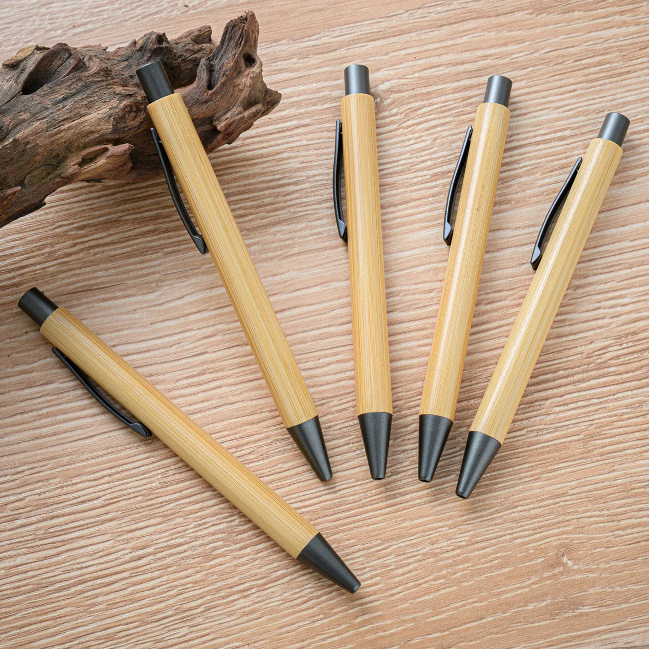 Hot Spot Bamboo Pen Can Be Laser Printed logo Bamboo and Wood Advertising Ballpoint Pen Can Be Pressed Bamboo Pen