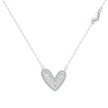 Wholesale 925 Silver Heart Pendant Collarbone Chain Necklace for Women Charms 925 Sterling Silver Necklace Couple Jewelry