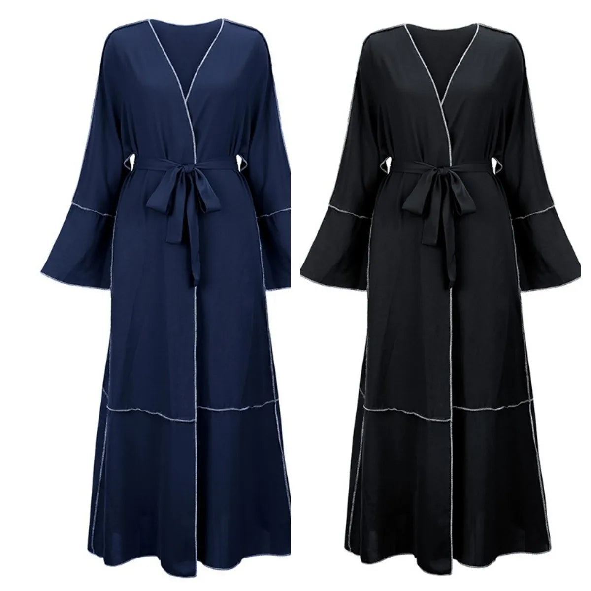 CCY 2023 New Luxury Ramadan Mubarak Abaya Fashion Open Cardigan Kaftans Robe Arab Dubai Turkish Indian Islamic Women Long Dress