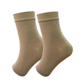 Custom Breathable Elastic Sport Ankle Brace Support Nude Nylon Plantar Fasciitis 30-40mmhg Compression Foot Sleeve