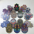 Wholesale Ceramic Crafts Devils Eye Personalized Hand Shape Ceramic Ornaments