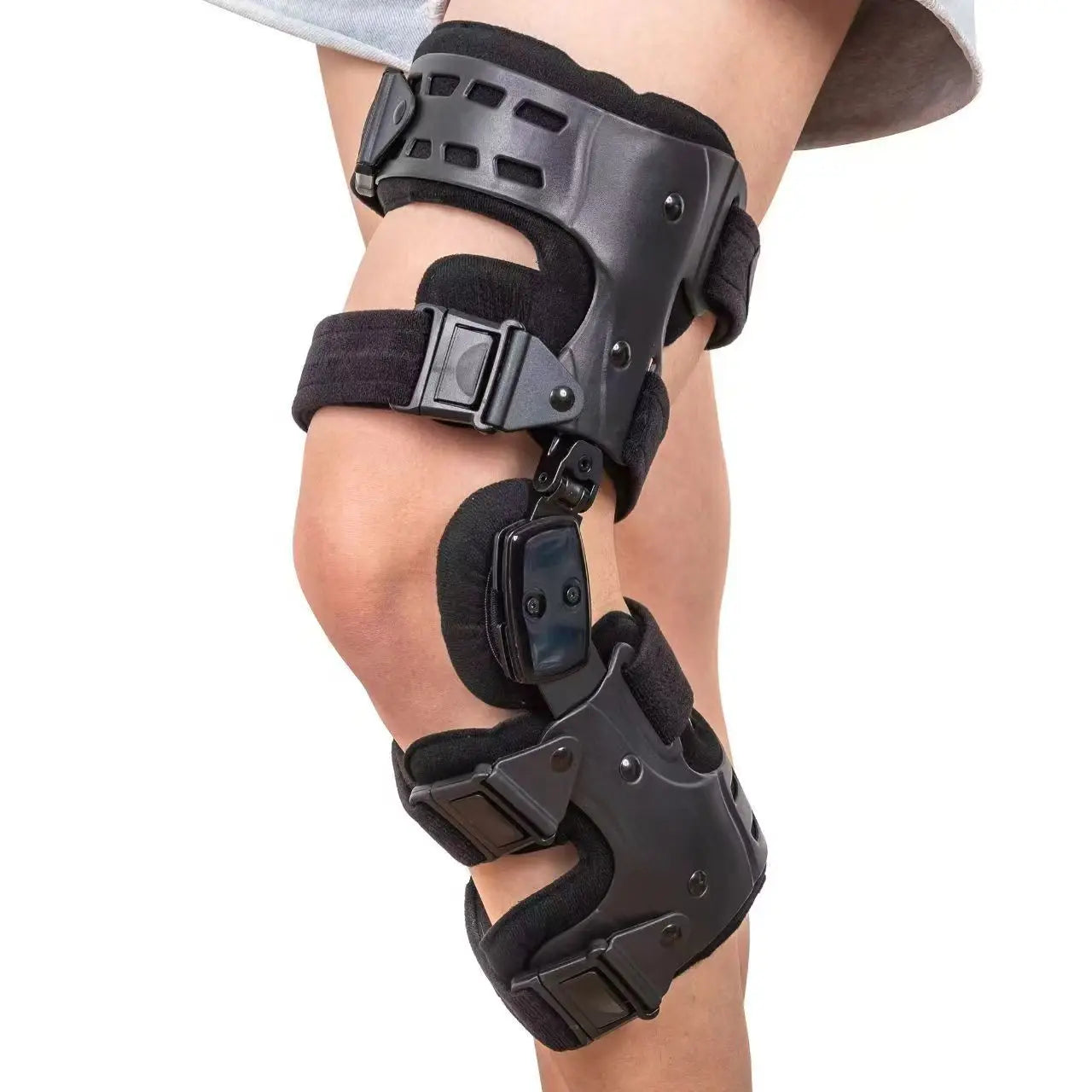 Adjustable Hinged Osteoarthritis Knee Brace with Protection One Size OEM Available
