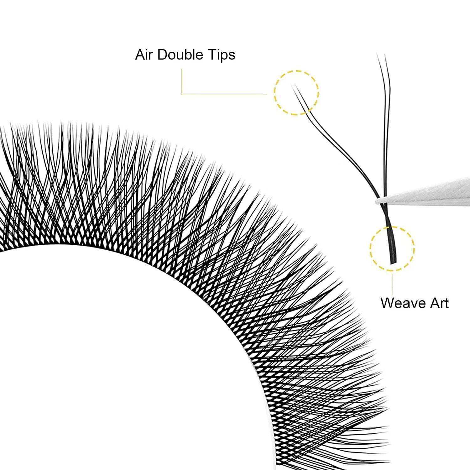 Y Lashes Your Logo Y Maria YY Lashes Packatraybtsynthetic Hair Best Korean Hand Made Dd 3 Premiblack 8mm Black 10 Pcs 12 Lines