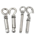 304 / 201 Stainless Steel Expansion Hook Screw Universal Expansion Anchor Bolt Hook Lifting Ring Pull Explosion Screws
