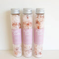 Unique Custom Wholesale PET Plastic Bath Salt Tubes with Lid