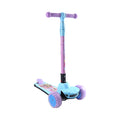Adjustable Height Led Wheel Foldable Kick Scooter Children's Kids Scooter 3 Wheel for 2-10 Years Old With Led Light