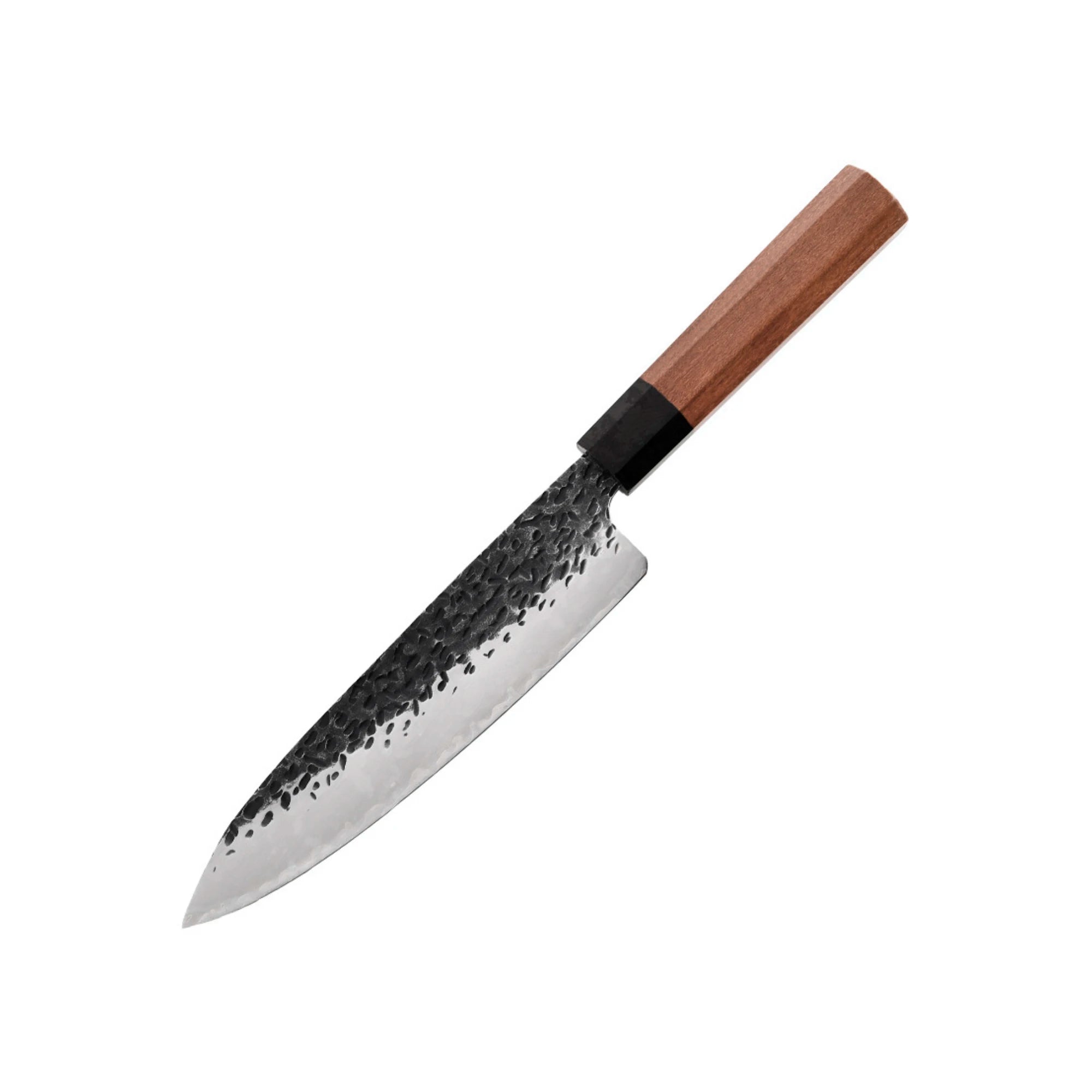 Professional Quality Wood Handle 8 Inch High Carbon 3 Layer 5Cr15mov Japanese Stainless Steel Kitchen Chef Knife