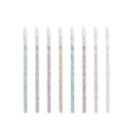 Factory Price Disposable Lip Brush with Crystal Plastic Handle Lint Lip Gloss Wands Applicator for Makeup Used with Concealer