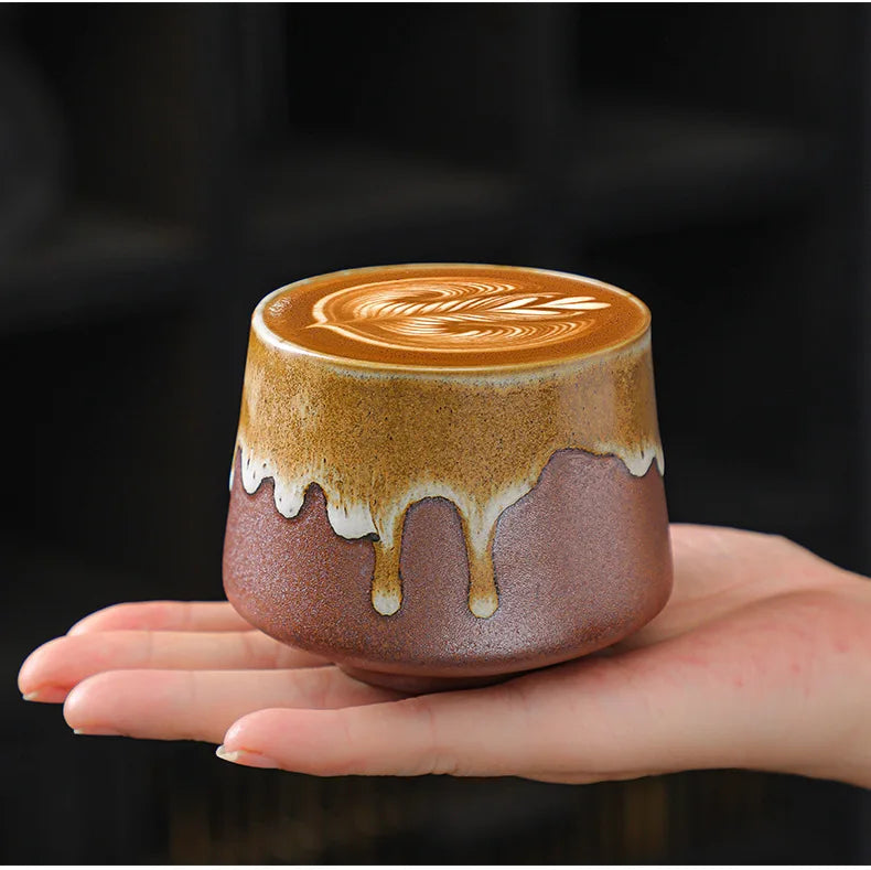 2025 New Arrival Hot Sales Creative Kiln Turned Ceramic Mug