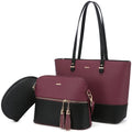 LOVEVOOK PU Leather Tote Bag Hot Sale Purse 3 PCS Handbags Set Tote Ladies Luxury Handbags for Women Hand Bags