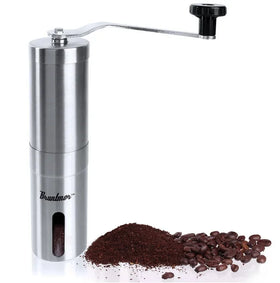 Manual Coffee Bean Hand Grinder Stainless Steel Comercial Adjustable Setting Burr Coffee Grinder