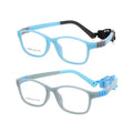 Wholesale Kids Sports Solid Photochromatic Optical Glasses Changeable Hinge Combined Flexible Frame Model D18288
