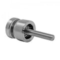 EKOO Modern Stainless Steel High Satin/Mirror Polish Glass Standoff Fastener with Lifetime Warranty for Villa