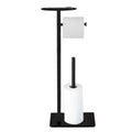 SUS304 Floor Standing Stainless Steel Multifunctional Paper Towel Holder for Bathroom