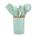 12 Pcs Heat Resistant Cookware Gadget Non-Stick Smart Kitchen Tools Kitchenware Cooking Silicone Kitchen Utensils Set