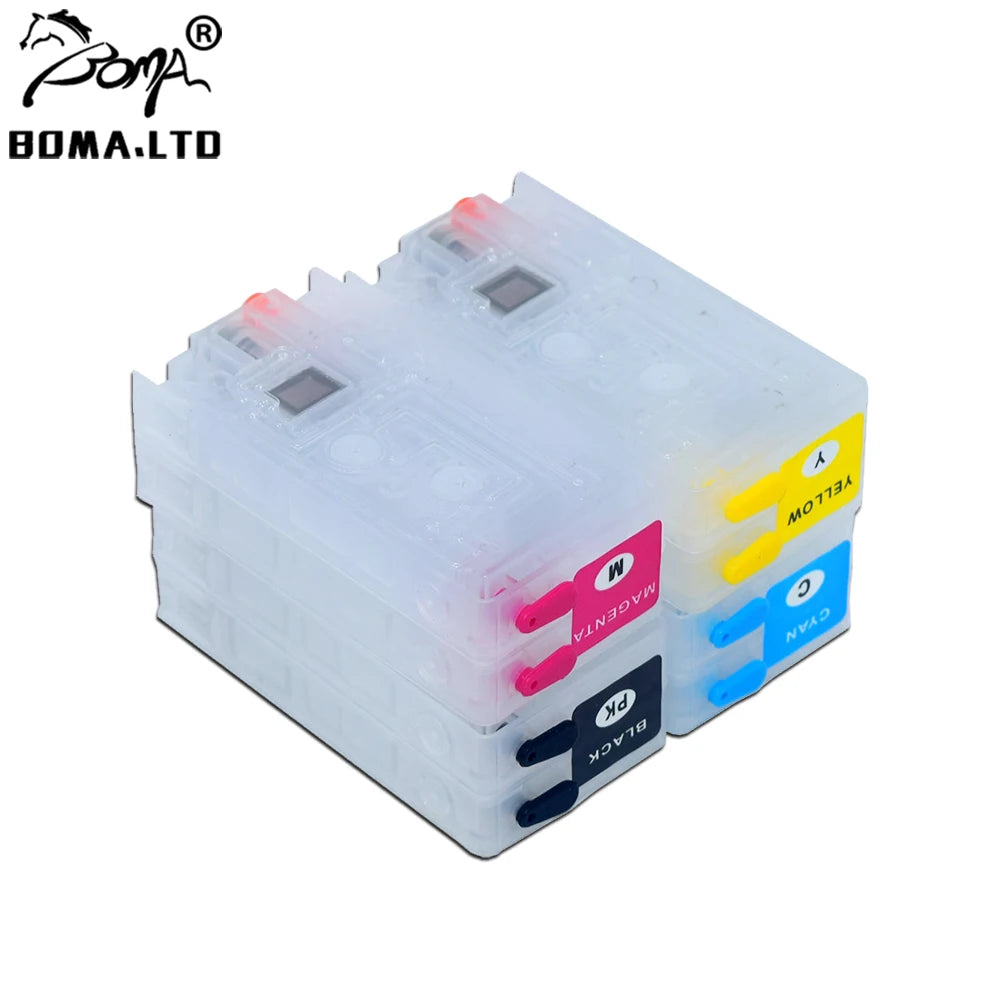 Sjic22p C3500 Refillable Ink Cartridge Without Chip for Epson Colorwork TM-C3500 TM-C3510 TM-C3520 Color Label Printer
