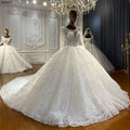 Jancember NS4357-1 2023 Curvy Crystal Butterfly Chic Bridal Wedding Dresses With Long Tail