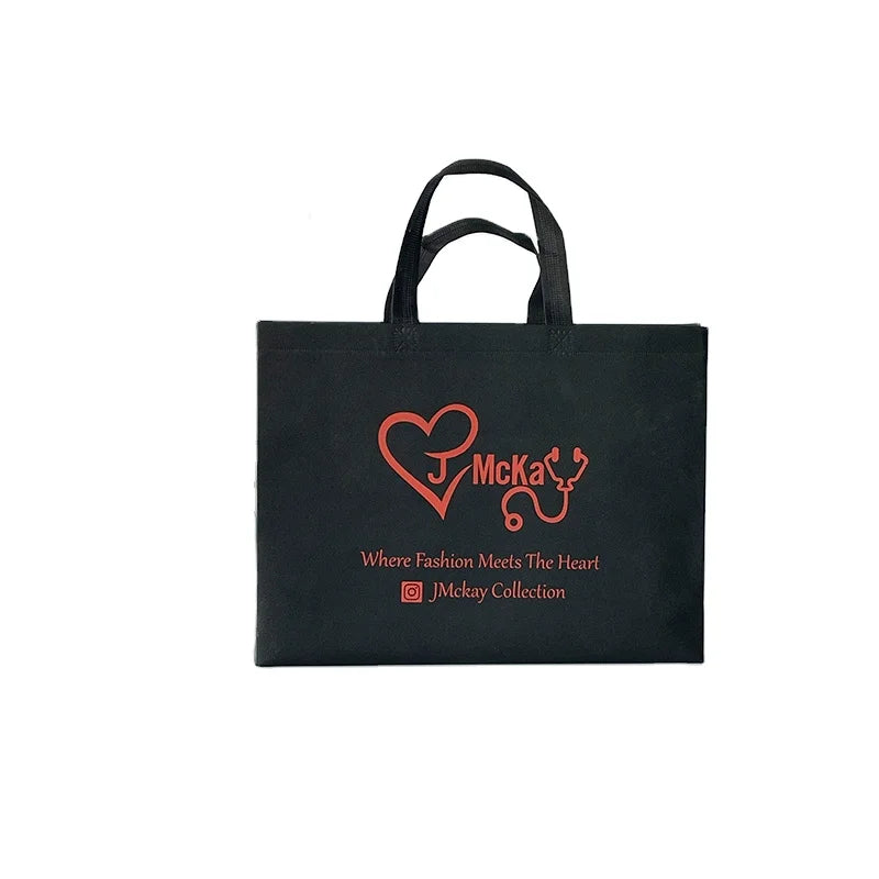 Promotional Non Woven Bag with Logo Trade Show Giveaway Bag Reusable Shopping Tote Bag Bulk Wholesale Eco Friendly Fabric Bag