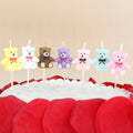 Lovely Cute Bear Shape Birthday Candle With Different Colors