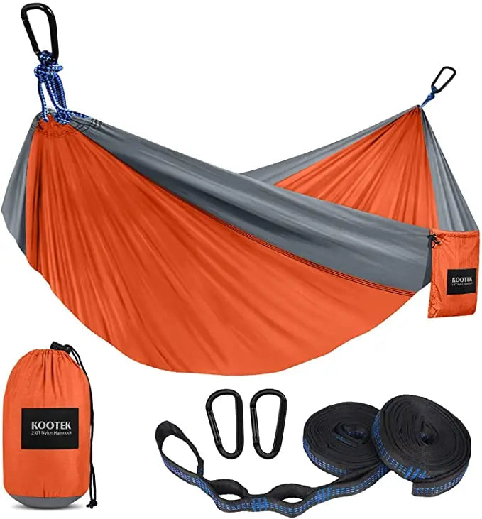 Custom Nylon Portable Ultralight Swing Hammock Custom Color Parachute Hamacas for Adult for Outdoor Camping Travel Backpacking