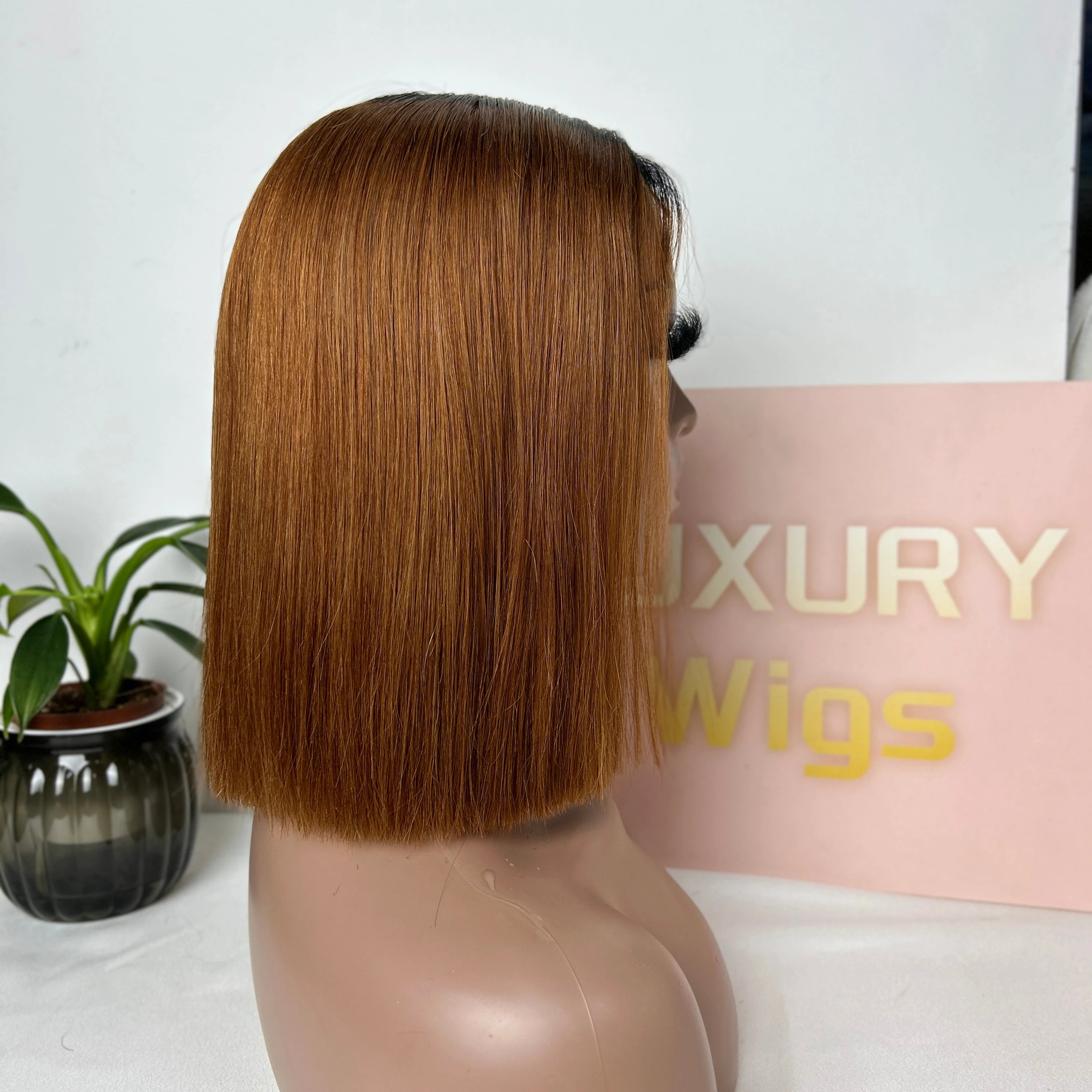 Wholesale 200% Density Kim K 2x6 Lace Closure Bob Wigs Vietnamese Bone Straight Wigs