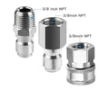 Pressure Washer 3/8 Inch Adapter Stainless Steel Connectors