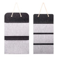 Wall Hanging Felt Storage Bag with Multi-pockets Home Organizer for Bedroomliving Roomoffice for Door