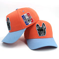 Two-tone Customize Embroidered 5-Panel Mid Profile 3d Patch Embroidered Baseball Custom Cotton Sport Trucker Baseball Caps