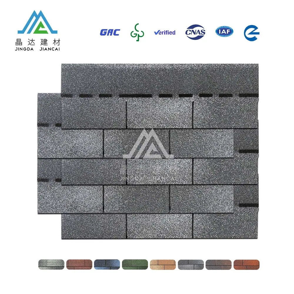 Windproof Quick Installation Single Layer Asphalt Shingles Indonesia Cheap Durable Bitumen Roof Tiles 30 Years Warranty