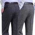 LCBZ Custom Men's Casual Pencil Pants Business Trousers Slim Cotton Linen Men Chinos Pants & Trousers for Men