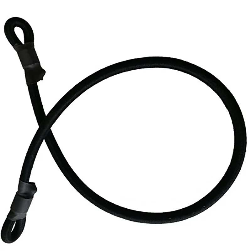 Ex-factory Price Durable Stainless Steel & Rubber Bungee Cord 10mm/12mm Elastic Rope for Outdoor Sports Trampoline Jumping Bed MegaBDM