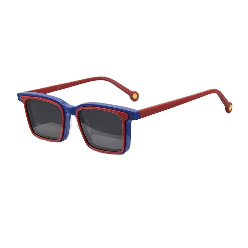 2025 Latest New Design New Double Magnetic Sleeve Acetate Fiber Frame Personality Design Men and Women Sunglasses
