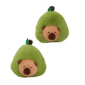 Stuffed Animal Toys Avocado Capybara Plush Doll Keychain Plushie Xmas Gift Kawaii Fruit Capybara Keychains Peluches Al Por Mayor