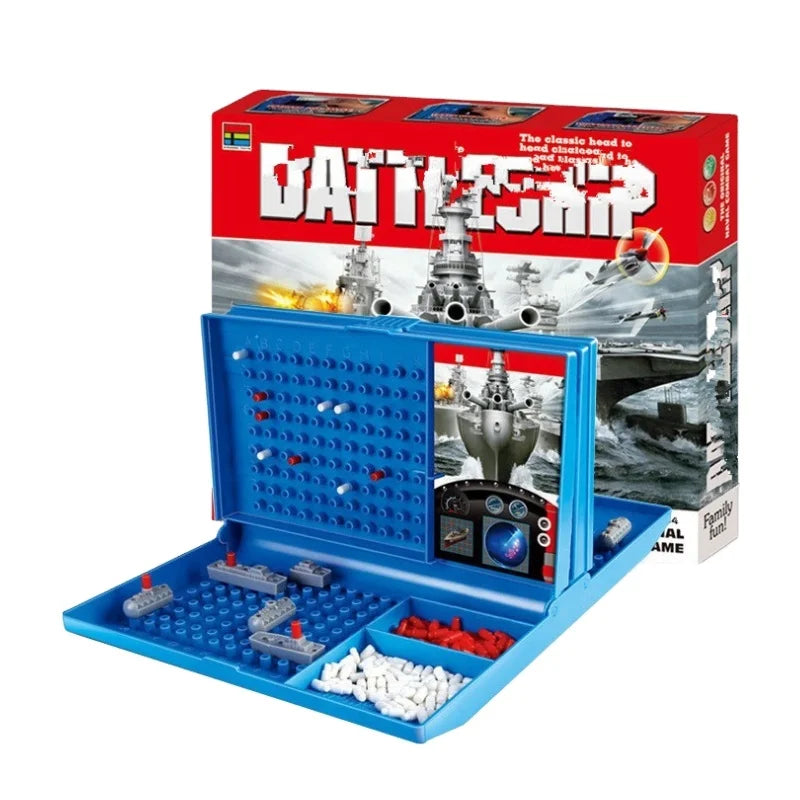 Outdoor and Indoor Educational Toy FamilyClassic Kids Educational Board Game Travel Toys Sea Battle Game for Children