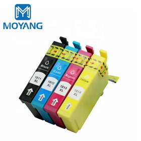 MoYang Compatible for EPSON T1811-4 Ink Cartridge XP-202/XP-302/XP-402/XP-105/XP-205/XP-305/XP-405 Printer T1811 Cartridges