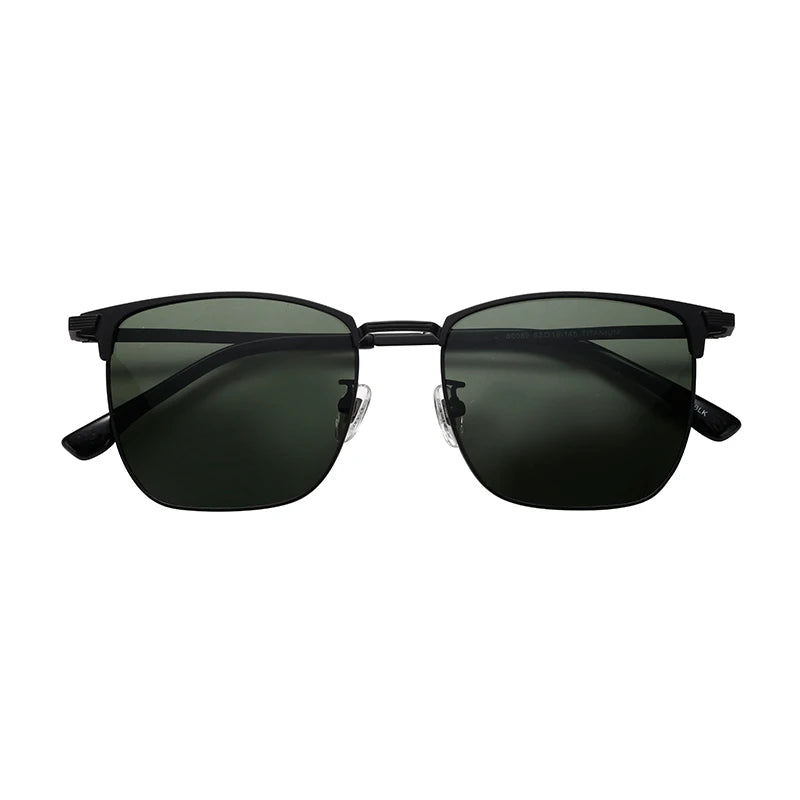 Retro HD Polarized UV400 Mens Driving Sun Glasses Driving Gafas De Sol Shades Titanium Frame Sunglasses