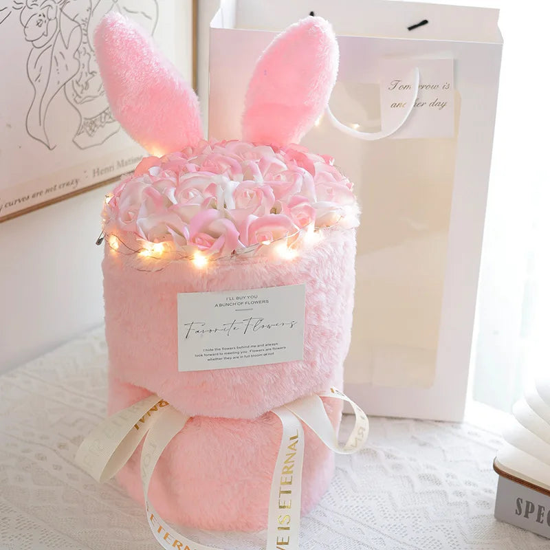D88 Rose Scented Soap Flower for Mother's Day Valentine's Day Wedding Artificial Decorative Soap Flowers Wholesale Available
