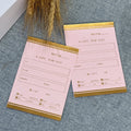 Customizable Luxury Cardboard Business Card Handmade Universal Greeting Cards for Christmas and Birthday Writable with Box
