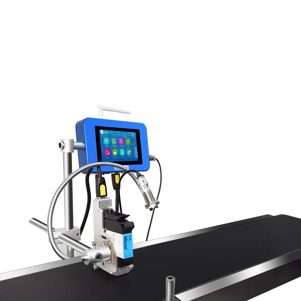 Automatic Tij Thermal Ink Jet Expiry Date Coding Machine Printer Print on Plastic Bags/carton/tubes