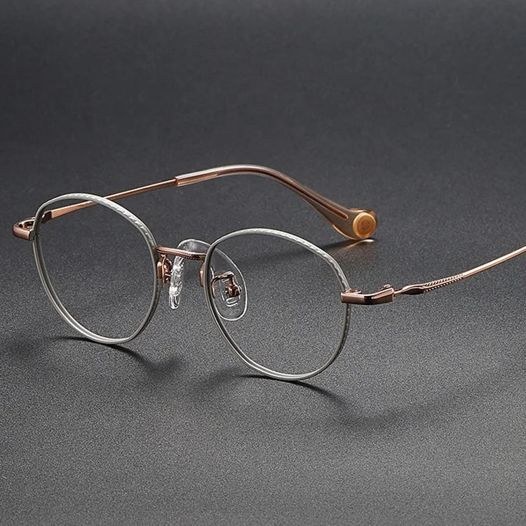 Wholesale Solid Pattern Titanium Air Eyeglass Frames Children's Fashion Optical Eye Glasses with Durable Temple Tips