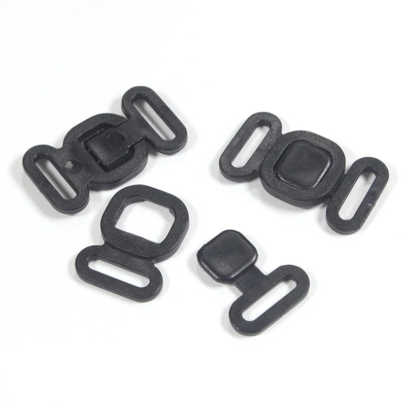 9mm High Quality Nylon Plastic Bra Clasp Bra Front Closure Buckle for Underwear/swimwear/bikini/fashionwear