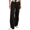 On Sale High Waist Palazzo Wide Leg Pants Breathable Knitted Office Casual/Formal with Flat Front & Pockets Loose Fit