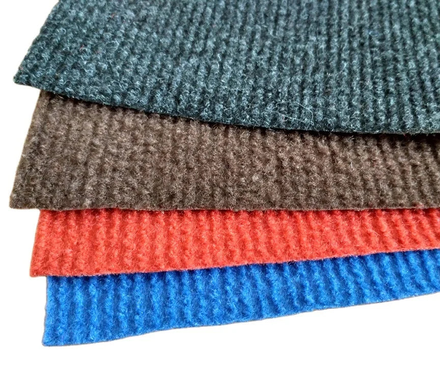 Factory Wholesale Needle Punched Wall to Wall Exhibition Carpet Rolls Solid Color Non Woven Alfombras