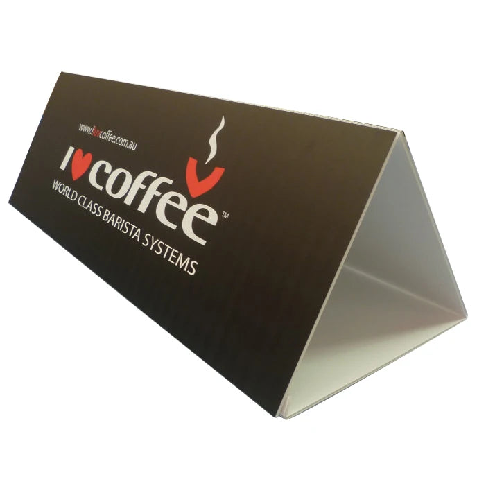 5mm Full Color Printed PVC/PP Polypropylene Coreflute Advertising Board Triangle Signs Sheet