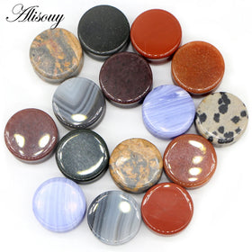 Alisouy 2PC Organic Natural Opal Stone Ear Plug Ear Tunnels Ear Expander Stretcher Saddle Body Piercing Jewelry 6-16mm