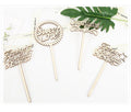 Wholesale Wooden Cake Topper Birthday Party Cake Decorations Happy Birthday Congratulations Cake Toppers