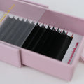 Sample Black Dark Matte Mink Lash Trays Volume Classic Wholesale Cashmere Eyelash Extensions Trays