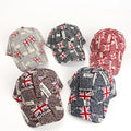 New UK Flag Letters Graffiti Baseball Caps United Kingdom Fashion Flag Hat  Unique Fashion Flag Baseball Cap