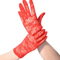 Hot Sale Fashion Party Gloves Popular Short Wedding Bridal Lace Gloves for Women